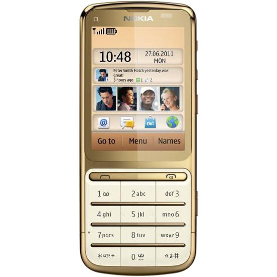 Nokia C3-01 Gold Edition