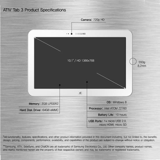 Samsung ATIV Tab 3