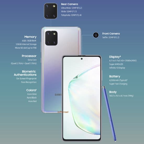 Samsung Galaxy Note10 Lite