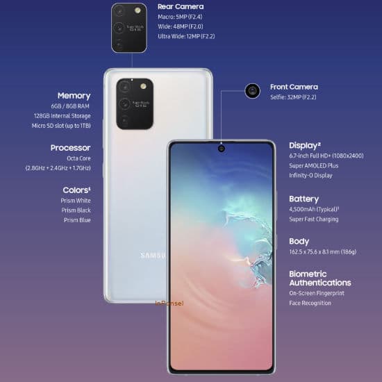 Samsung Galaxy S10 Lite